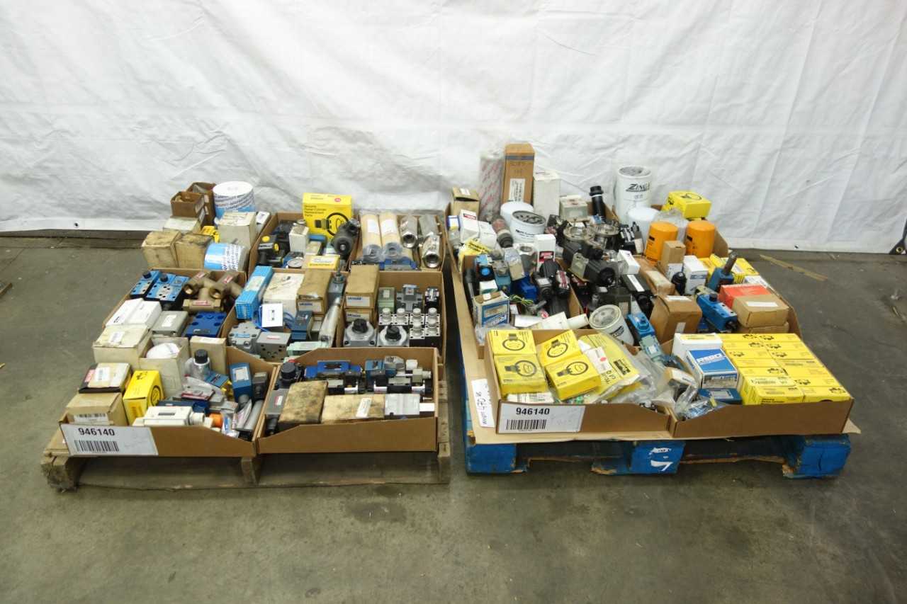 2 PALLETS OF ASSORTED HYDRAULICS - HAND TOOLS