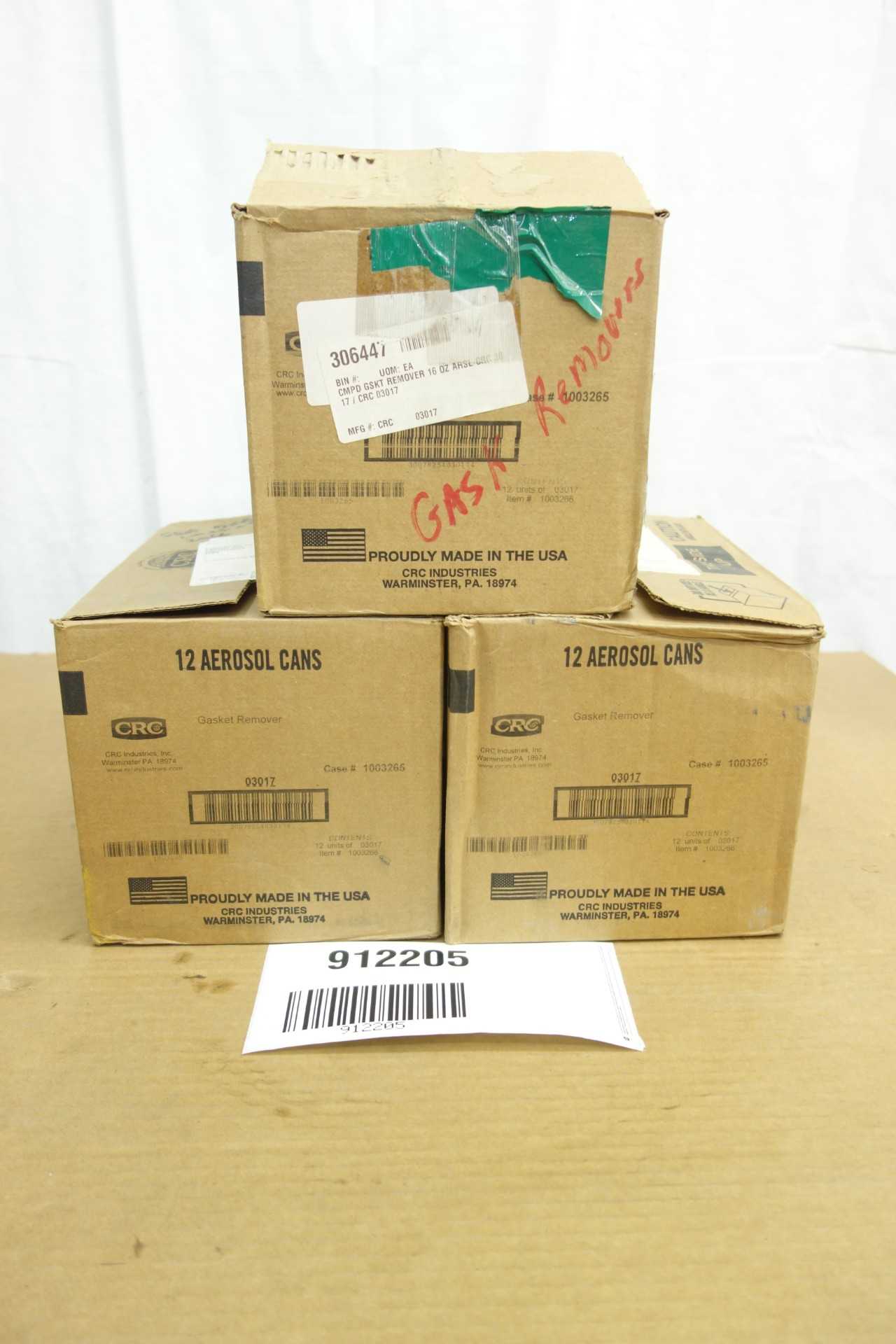 3 CASES OF CRC GASKET REMOVER SPRAY - PLANT & FACILITY