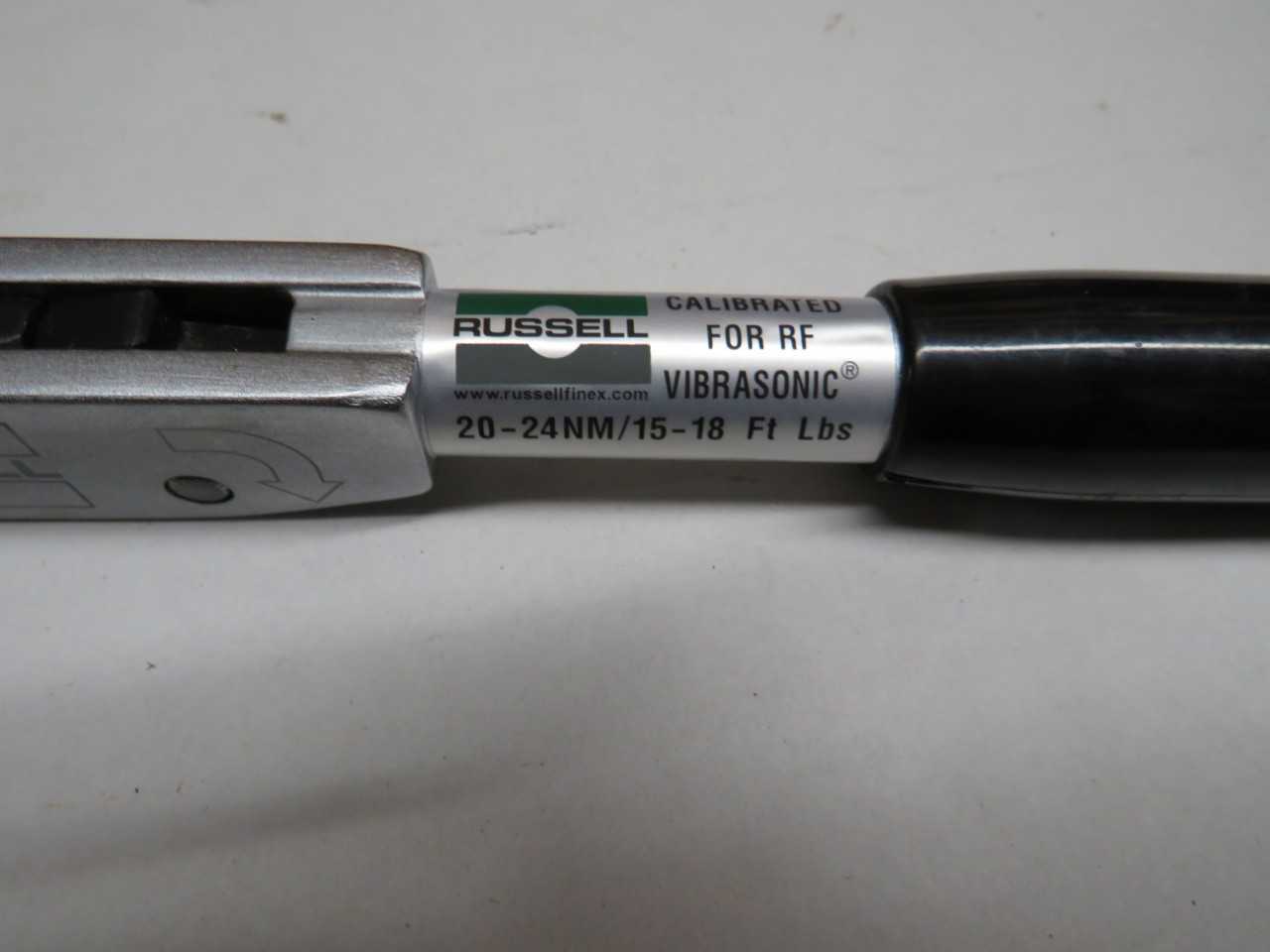 RUSSELL CALIBRATED FOR RF VIBRASONIC 20-24NM / 15-18 FT LBS. - INSTRUMENTATION