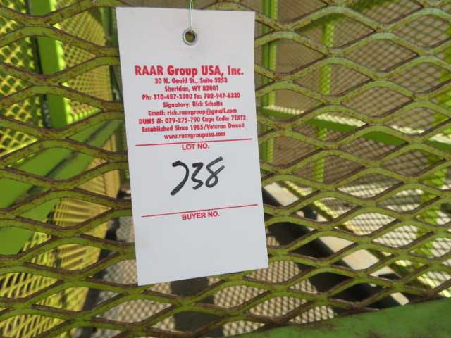 Metal Storage Cage Exhaust System Wheel Service - MISCELLANEOUS