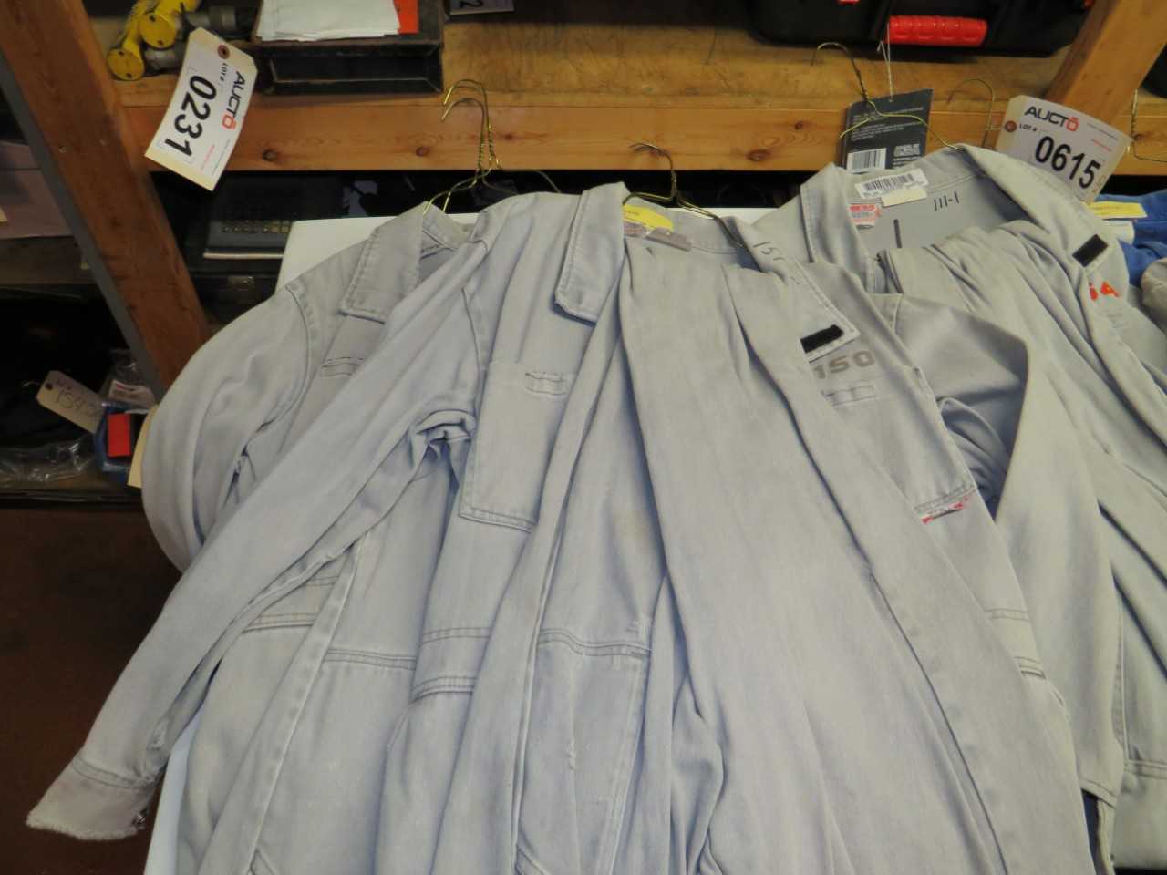 LOT OF 10 ASSORTED FLAME RESISTANT COVERALLS - SAFETY SWITCH