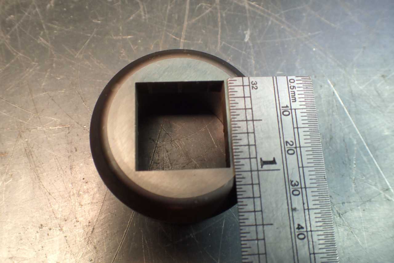 Wilson .884" Square +.024" Turret Press Die, 1-7/8" Dia x 1-1/4" Thick, NOS - MACHINE TOOLING