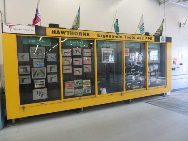 Display Case, 256"  W X 102" H X 13" D - MISCELLANEOUS