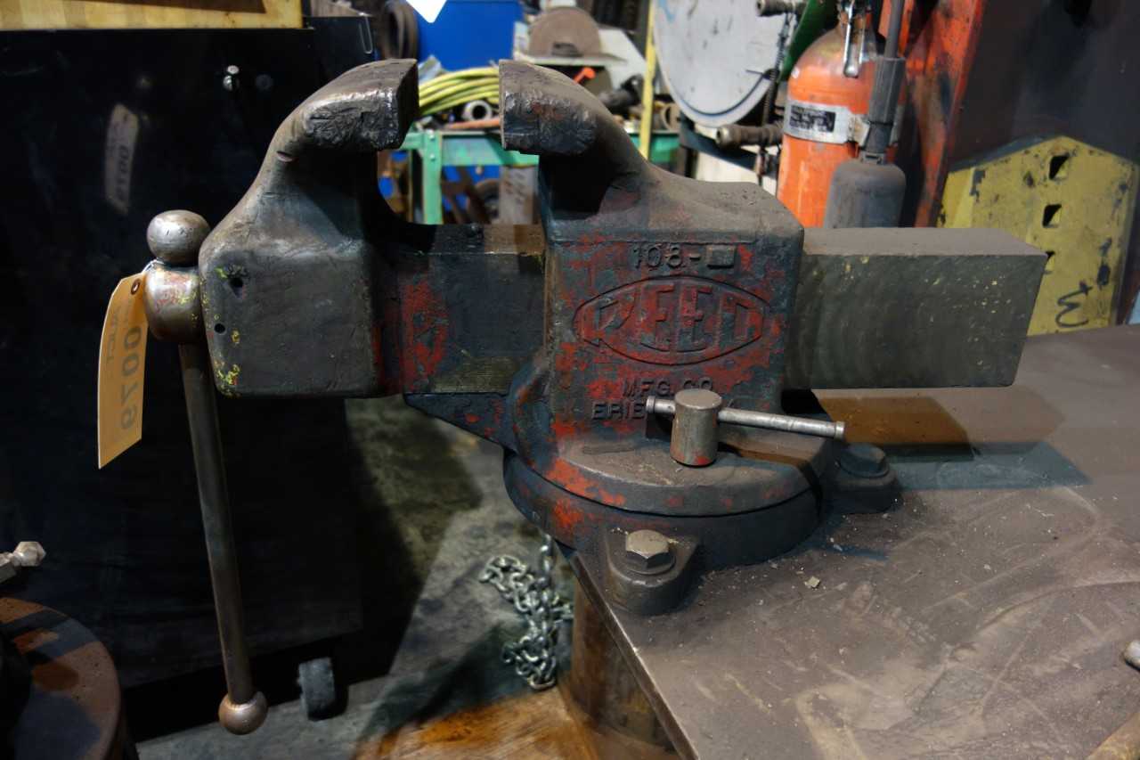 REED 108-S TABLE VICE - ELECTRIC POWER TOOLS