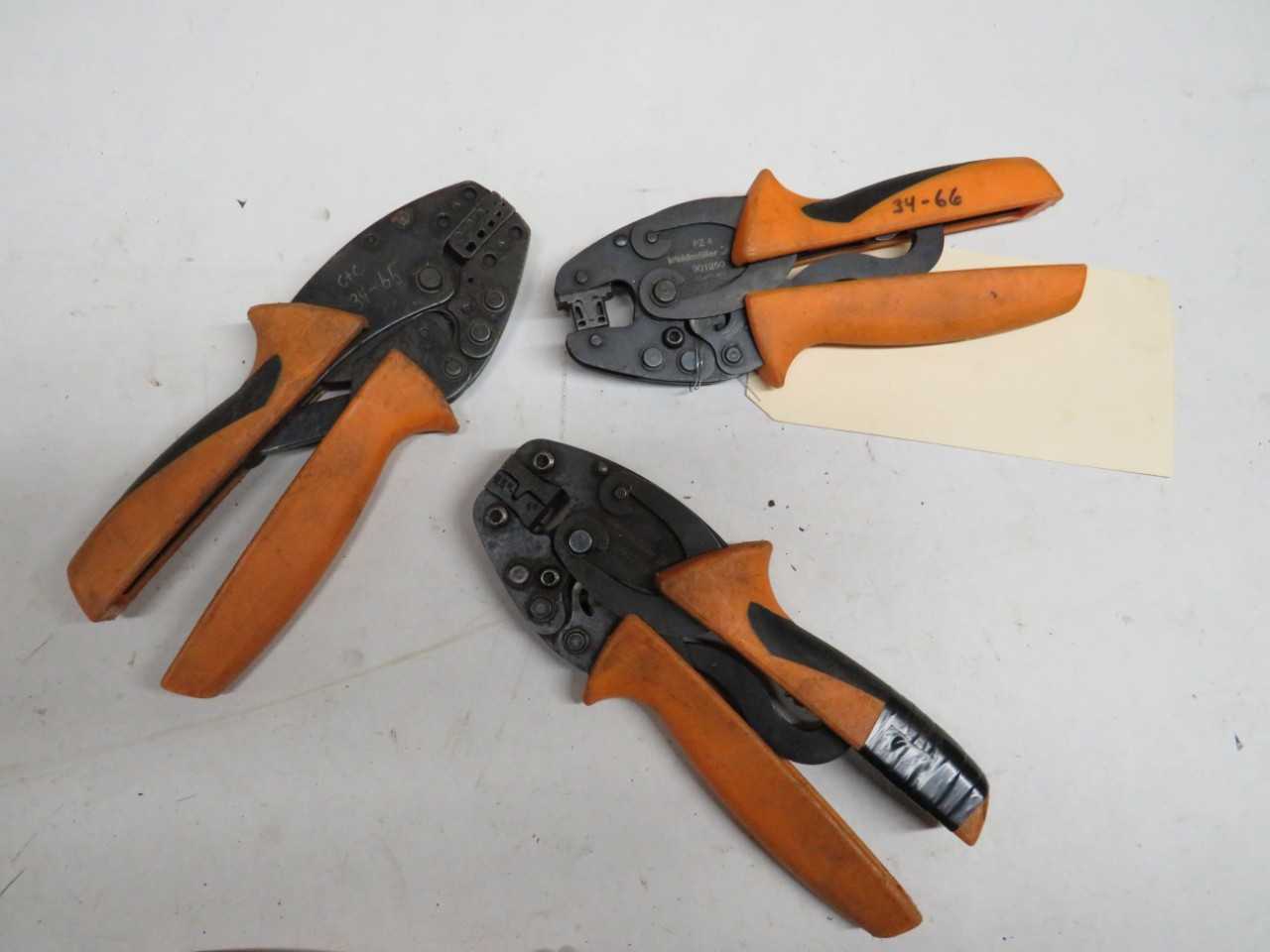 LOT OF 5 WIEDMULLER FERRULE TOOLS - ELECTRIC POWER TOOLS