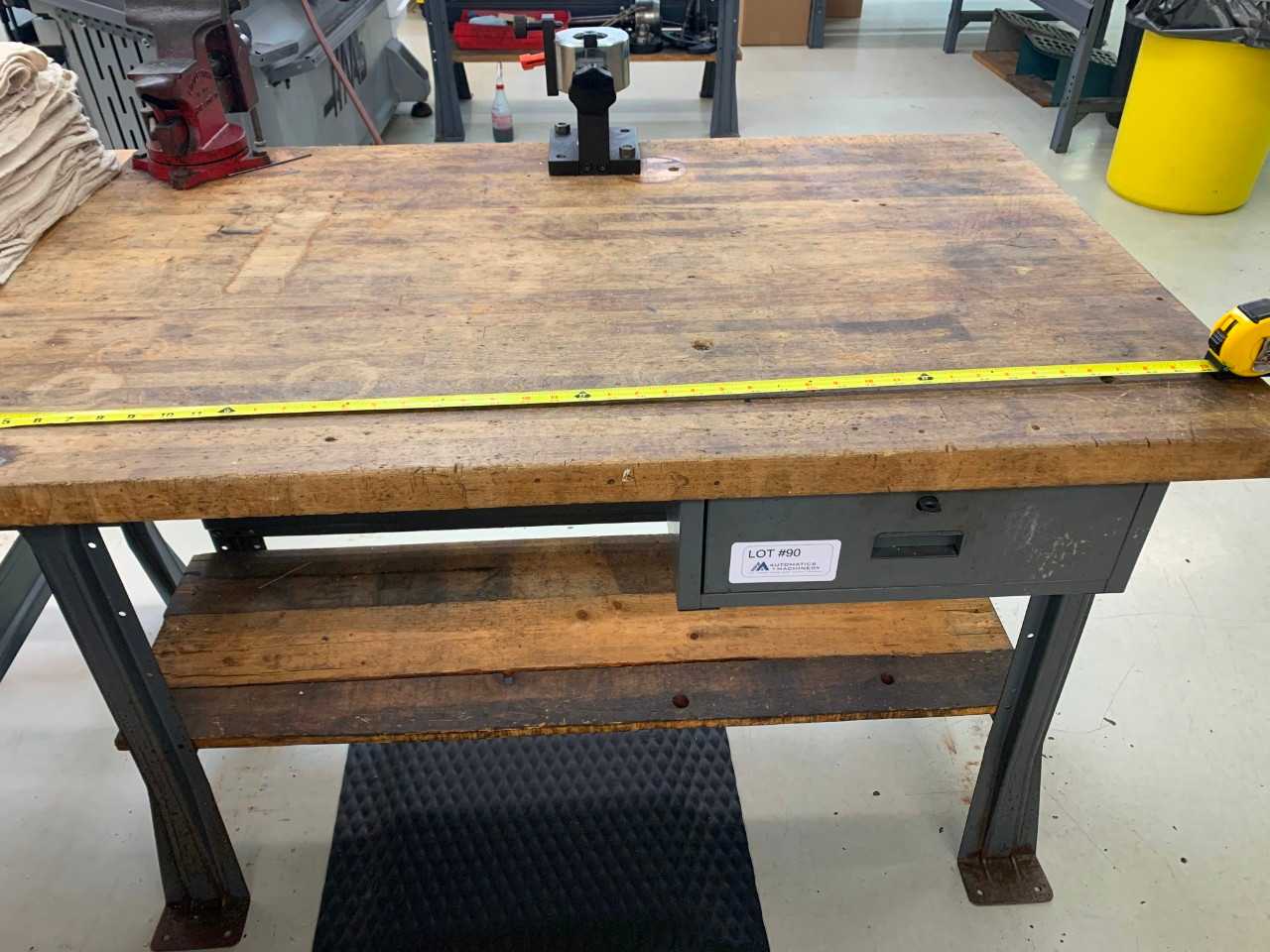 Butcher Block Workbench - PLANT & FACILITY