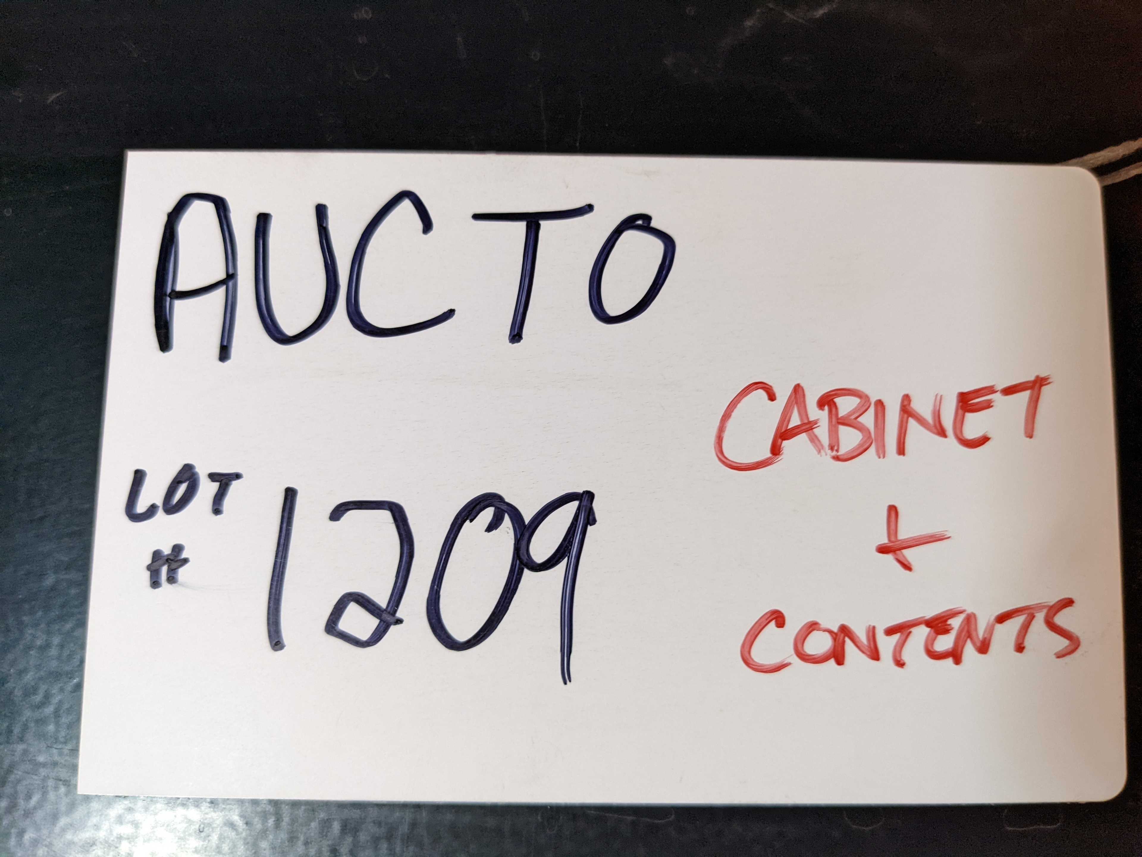 CABINET WITH CONTENTS - INDUSTRIAL PARTS