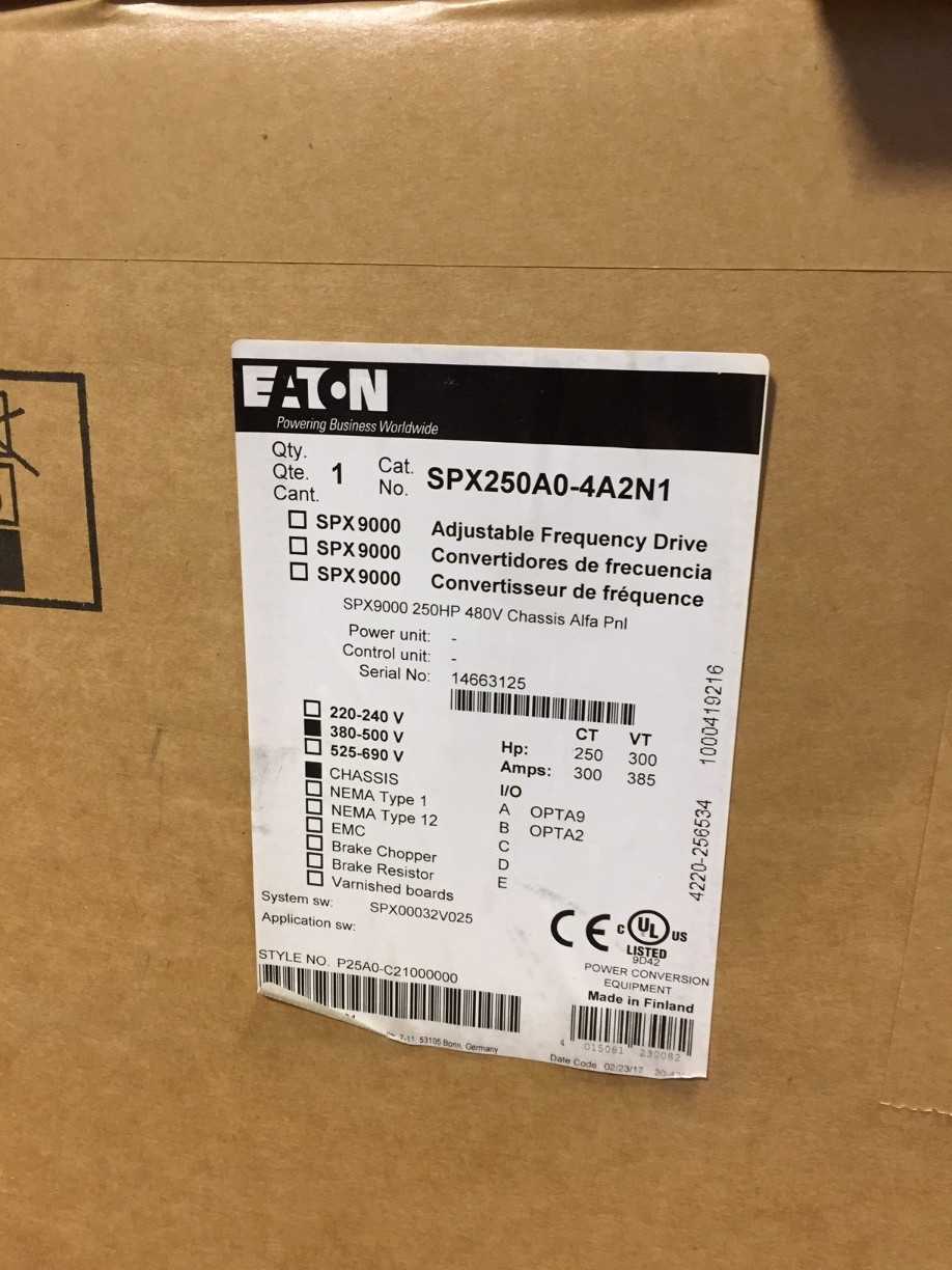 Eaton Frequency Drives - MOTOR DRIVES