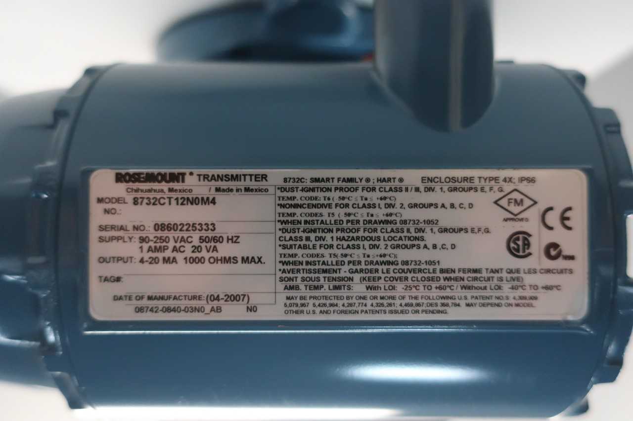NEW ROSEMOUNT 8705FHE060C1W0N0B3Q4 MAGNETIC FLOW METER 150 6IN 40V-DC - FLOW METER