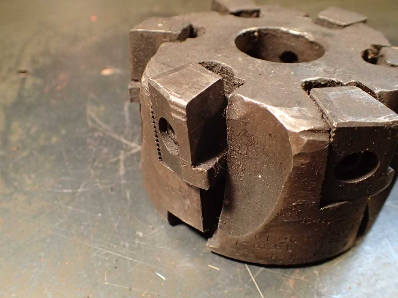 McCrosky ZIP NS-16 40NR-16 4" RH Indexable Carbide Shell Mill: 1-1/2" Arbor Hole - MILLING TOOLS