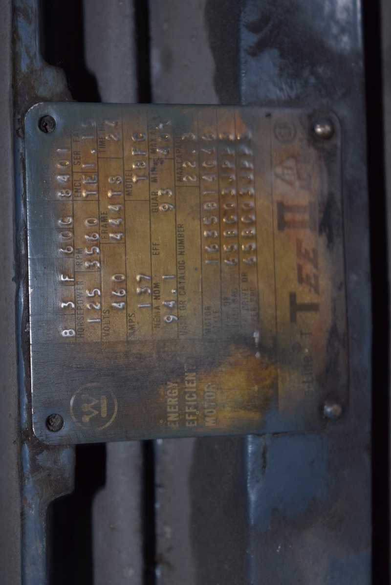 WESTINGHOUSE 125 HP ELECTRIC MOTOR - MISCELLANEOUS