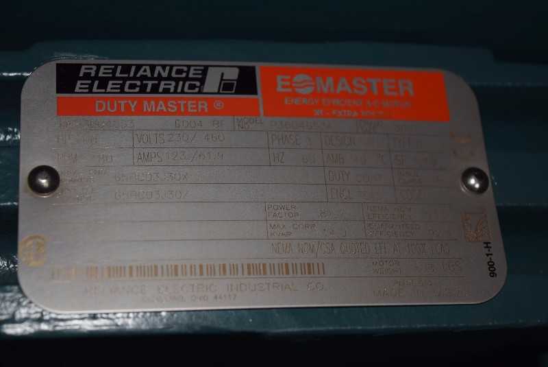 NEW RELIANCE 50 HP ELECTRIC MOTOR - MISCELLANEOUS