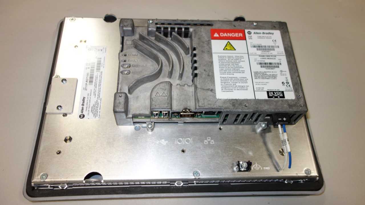 ALLEN BRADLEY 2711P-RDT10C SER B PANELVIEW PLUS 1000 COLOR TOUCH DISPLAY MODULE 2711P-T10C4D8 - HMIS & DISPLAYS