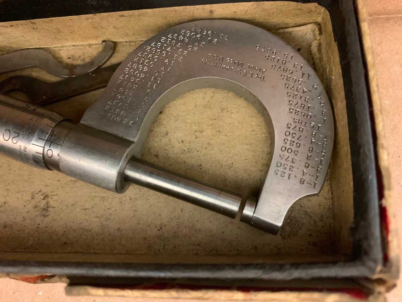 Starrett/B&S Outside Micrometers - ELECTRIC POWER TOOLS