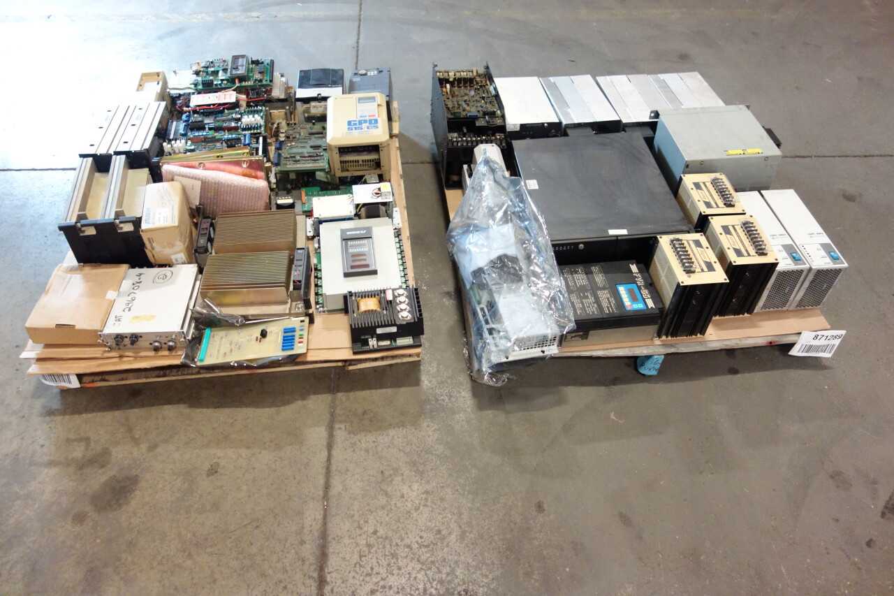 2 PALLETS OF ASSORTED ELECTRICAL - ELECTRICAL COMPONENTS