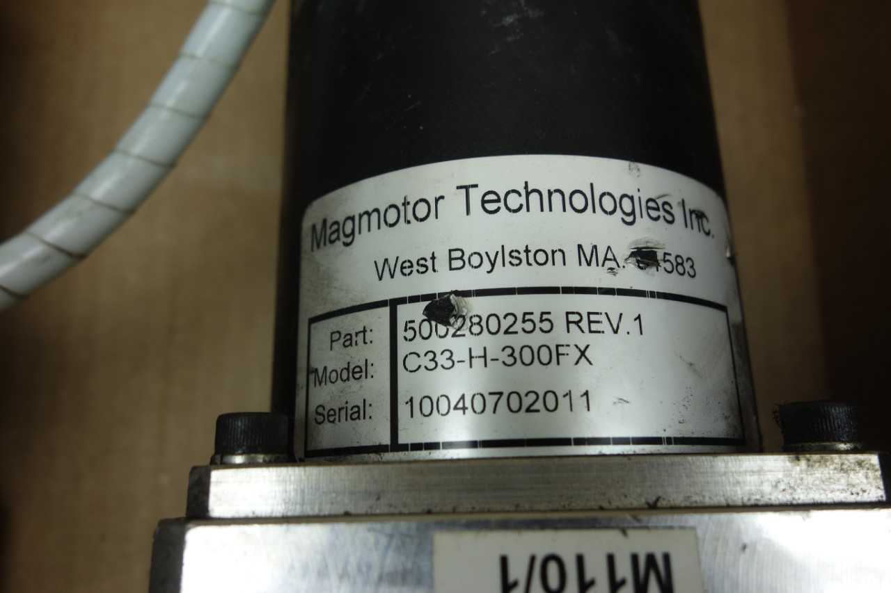 LOT OF 3 MAGMOTOR GEARMOTORS WITH C33-H-300FX - ELECTRIC POWER TOOLS