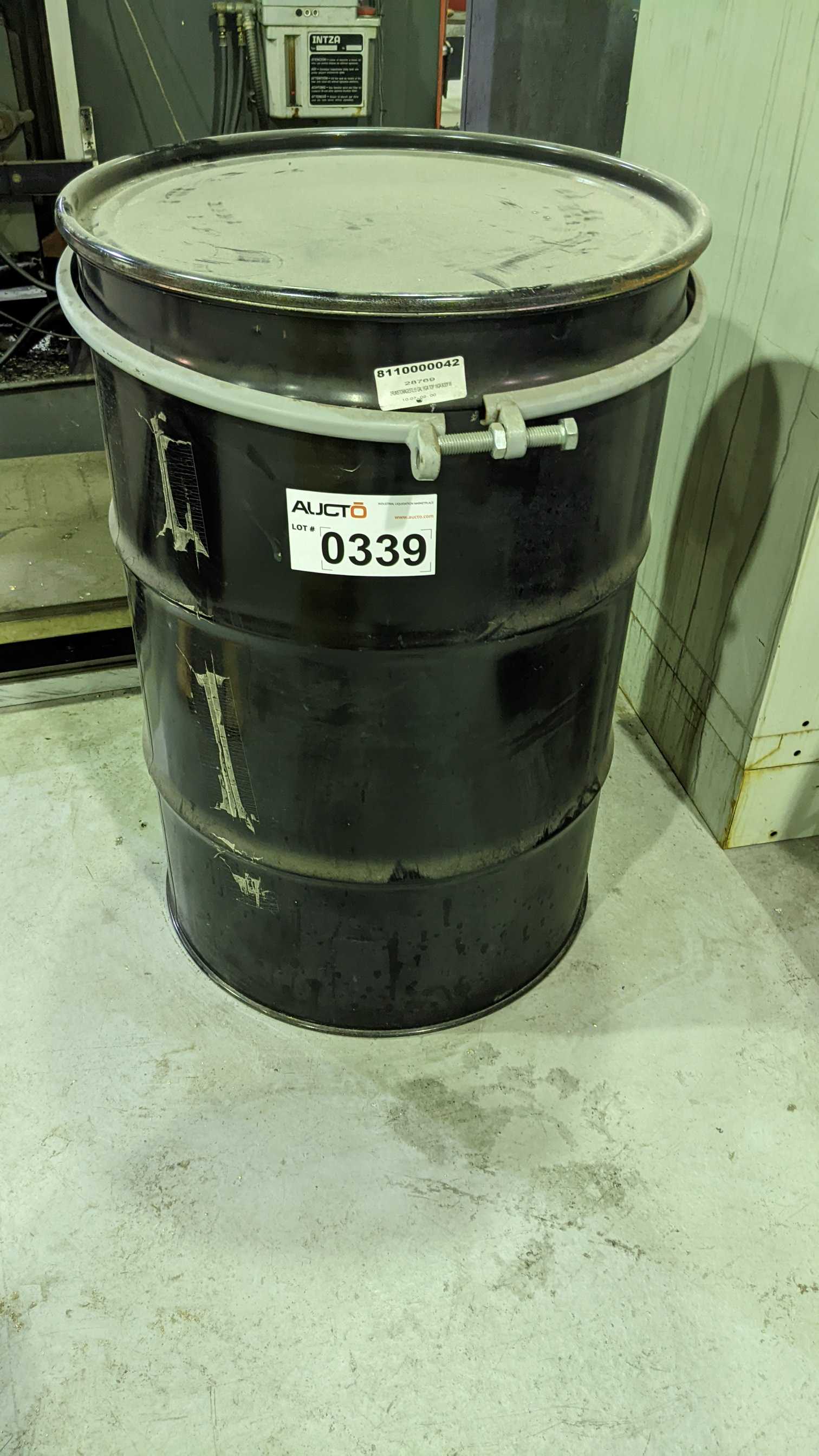 DRUM OF BRASS CUT OFFS AND TURNINGS - MACHINING EQUIPMENT