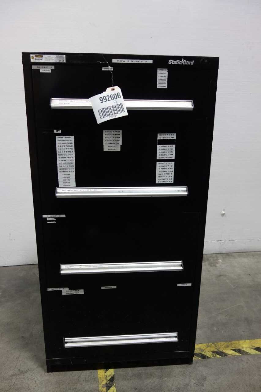 STANLEY VIDMAR STATICGARD 4 DRAWER CABINET - TOOL STORAGE