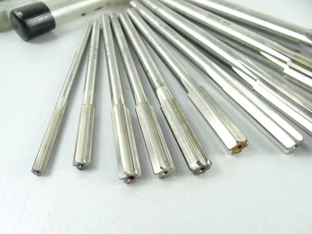 Lot of 10 HSS Chucking Reamers - MACHINING ACCESSORIES & TOOLING