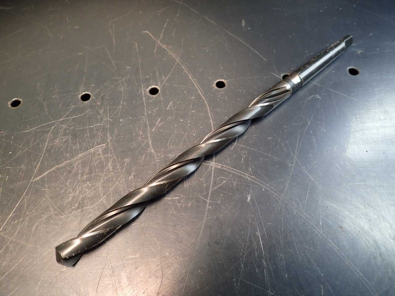 1/2" Drill Bit 6" Extra Long Flutes Morse Taper #1 Shank MT1 1MT Made in England - MACHINING EQUIPMENT PARTS