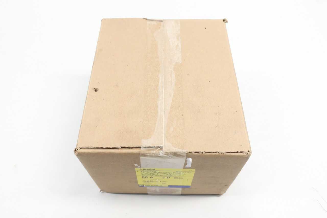 SQUARE D HJM36080 POWERPACT CURRENT LIMITING 3P 80A AMP 600VAC MOLDED CASE CIRCUIT BREAKER - CIRCUIT BREAKERS