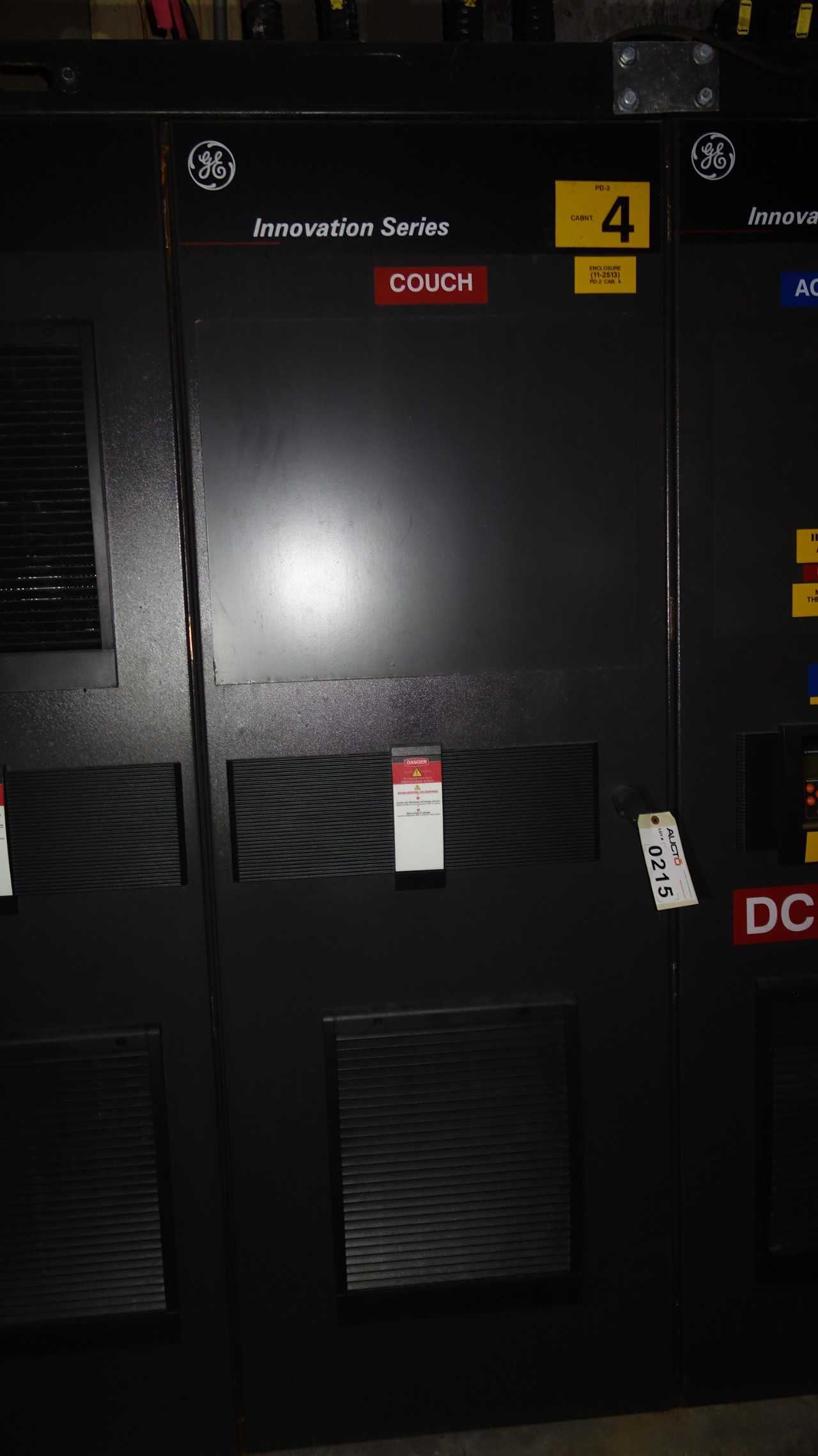 GE INNOVATION 3VVRJ607PR003 LV AC DRIVE CABINET 11-2512 - MOTOR DRIVES