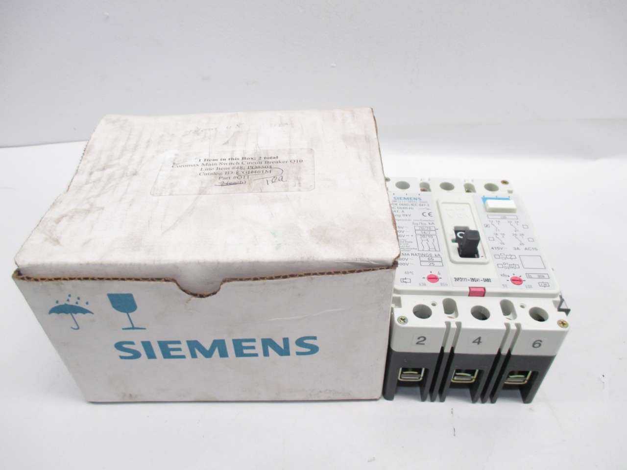 NEW SIEMENS 80 A CIRCUIT BREAKER - MISCELLANEOUS