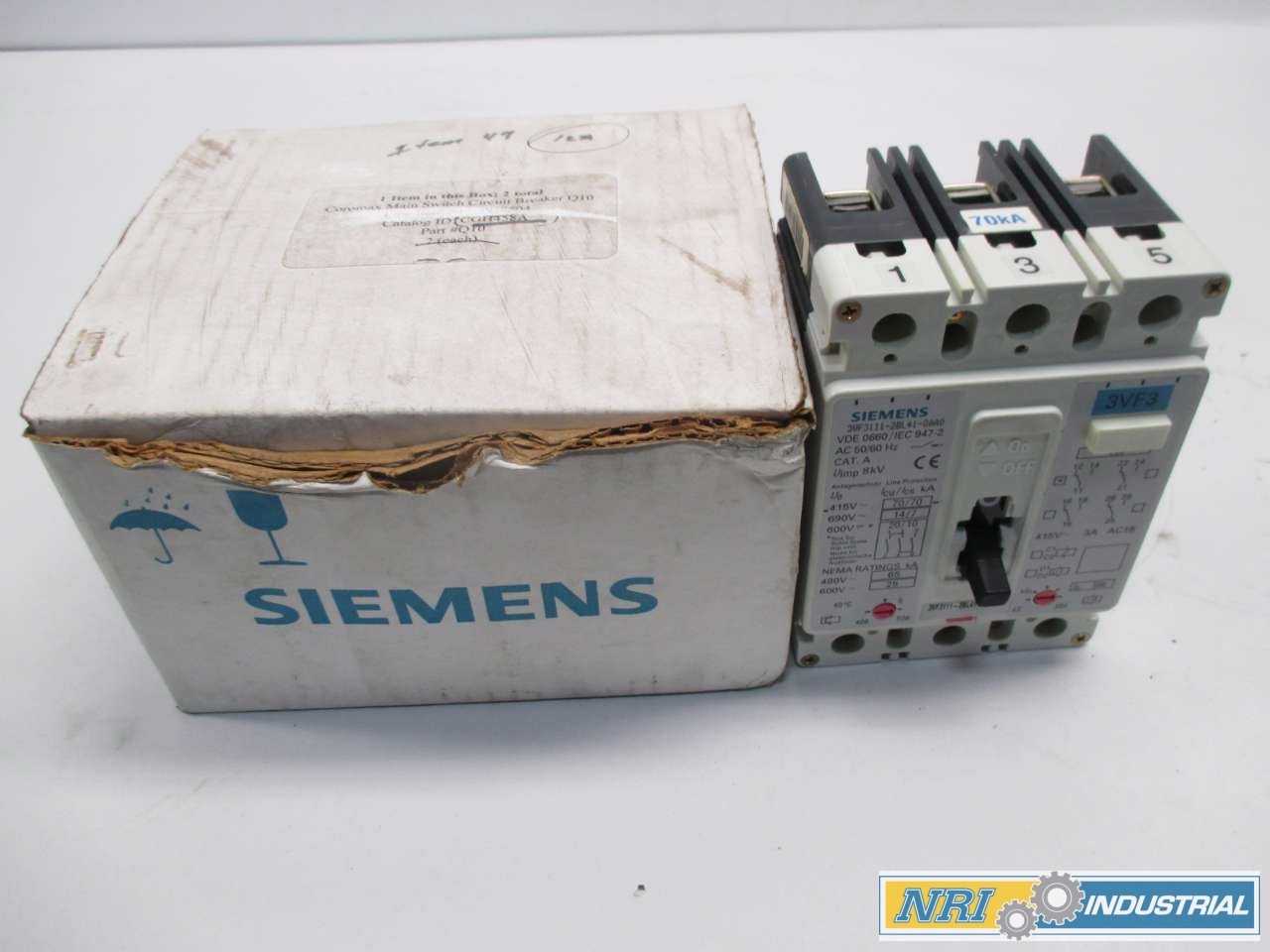 NEW SIEMENS 50 A CIRCUIT BREAKER - MISCELLANEOUS