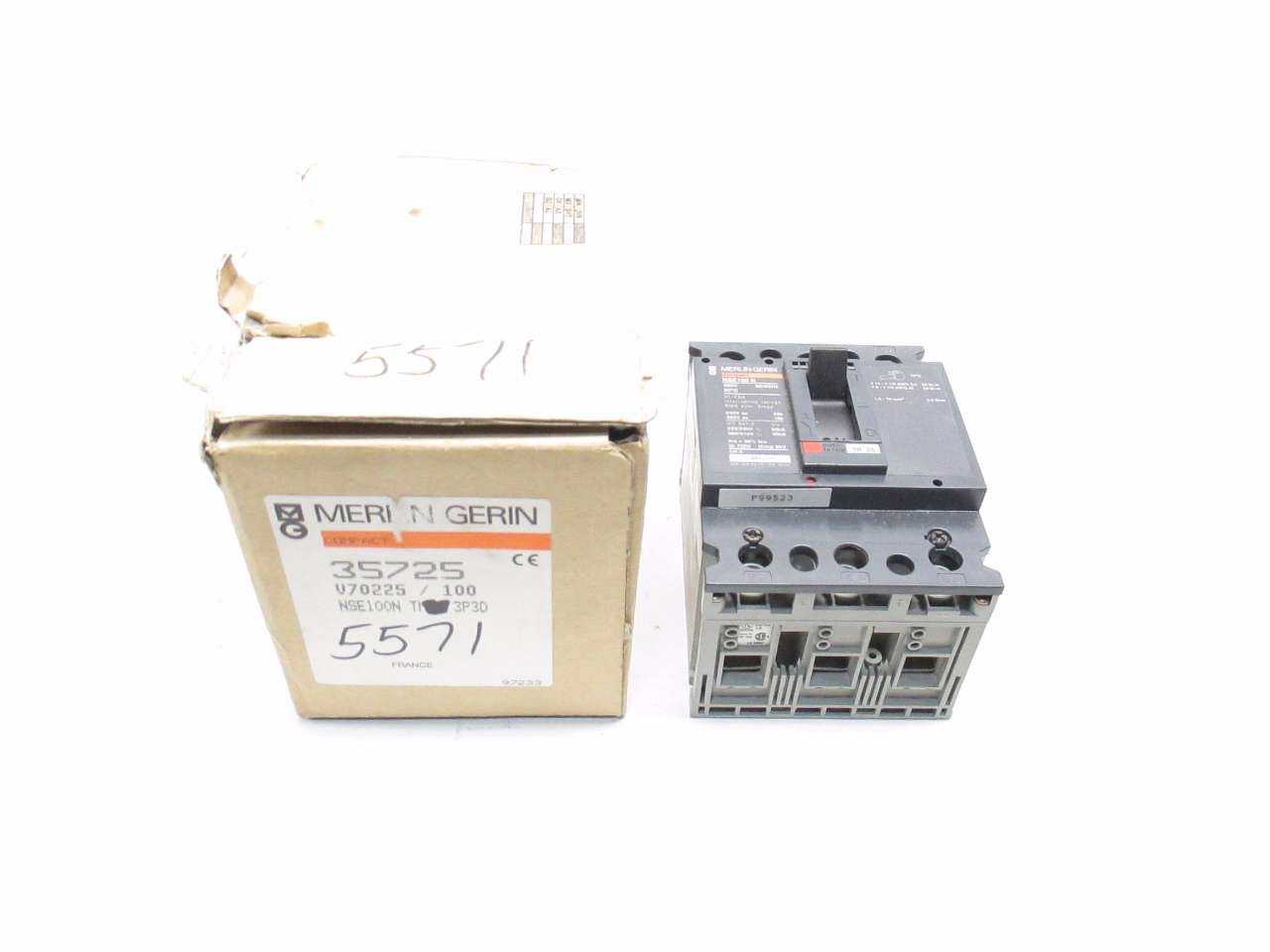 NEW MERLIN GERIN 100 A CIRCUIT BREAKER - MISCELLANEOUS