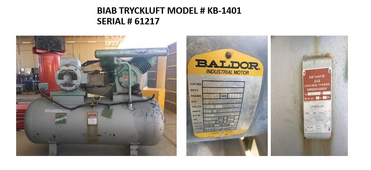 Biab Tryckluft KB-1401 Compressor - AIR COMPRESSORS