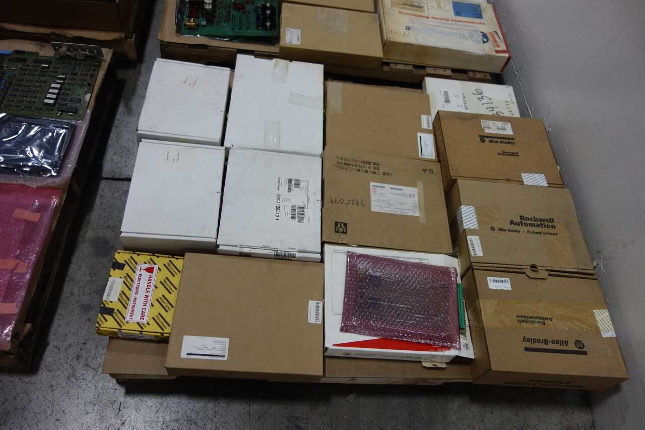 4 PALLETS OF ASSORTED PCB CIRCUIT BOARDS - AUTOMATION & CONTROLS