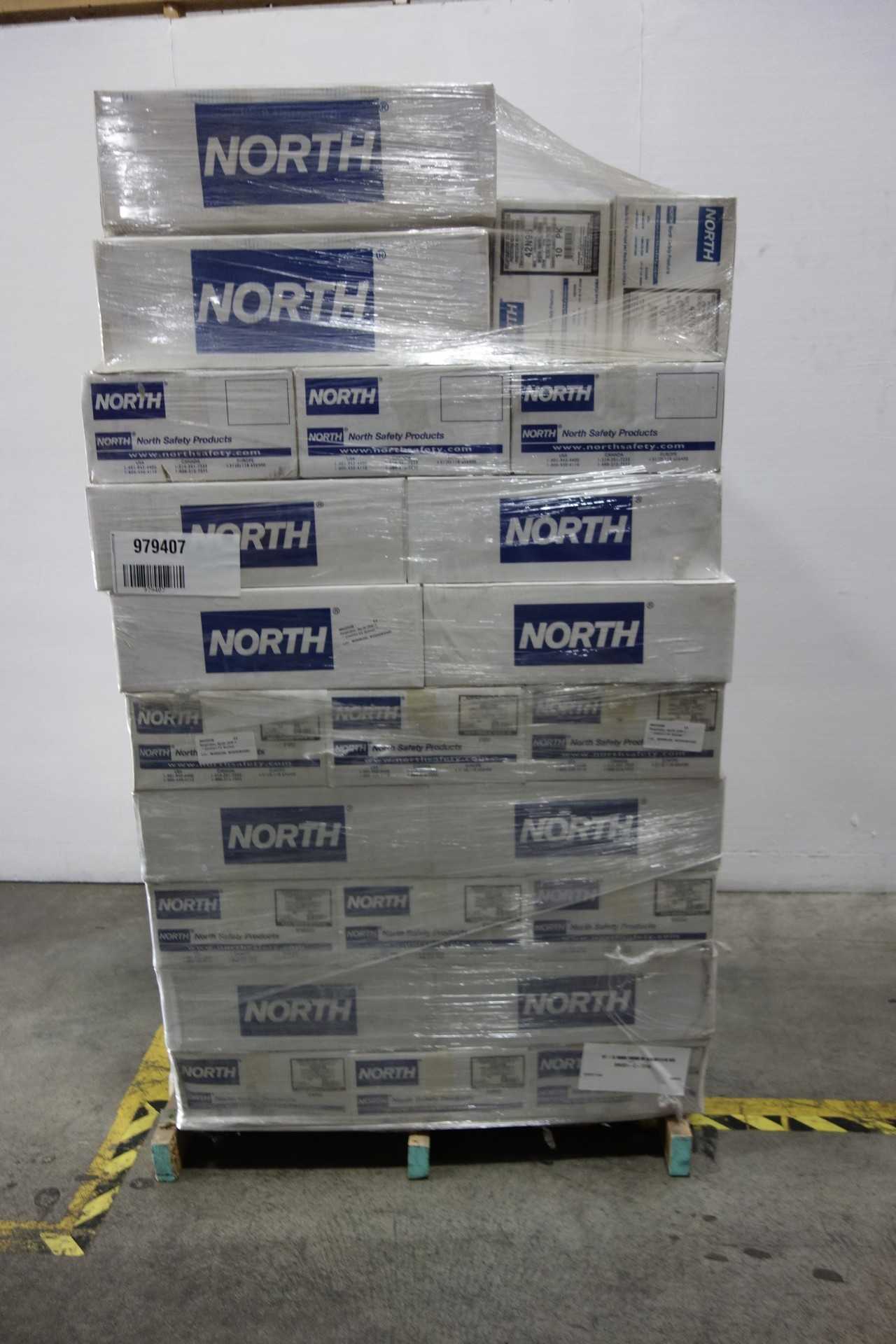 PALLET OF NORTH REUSABLE PARTICULATE RESPIRATORS - SAFETY EQUIPMENT