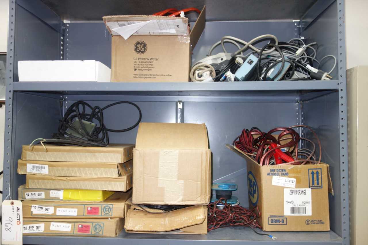 Lot of Assorted Industrial Cables, Wires, and Wire Spools - ELECTRICAL COMPONENTS