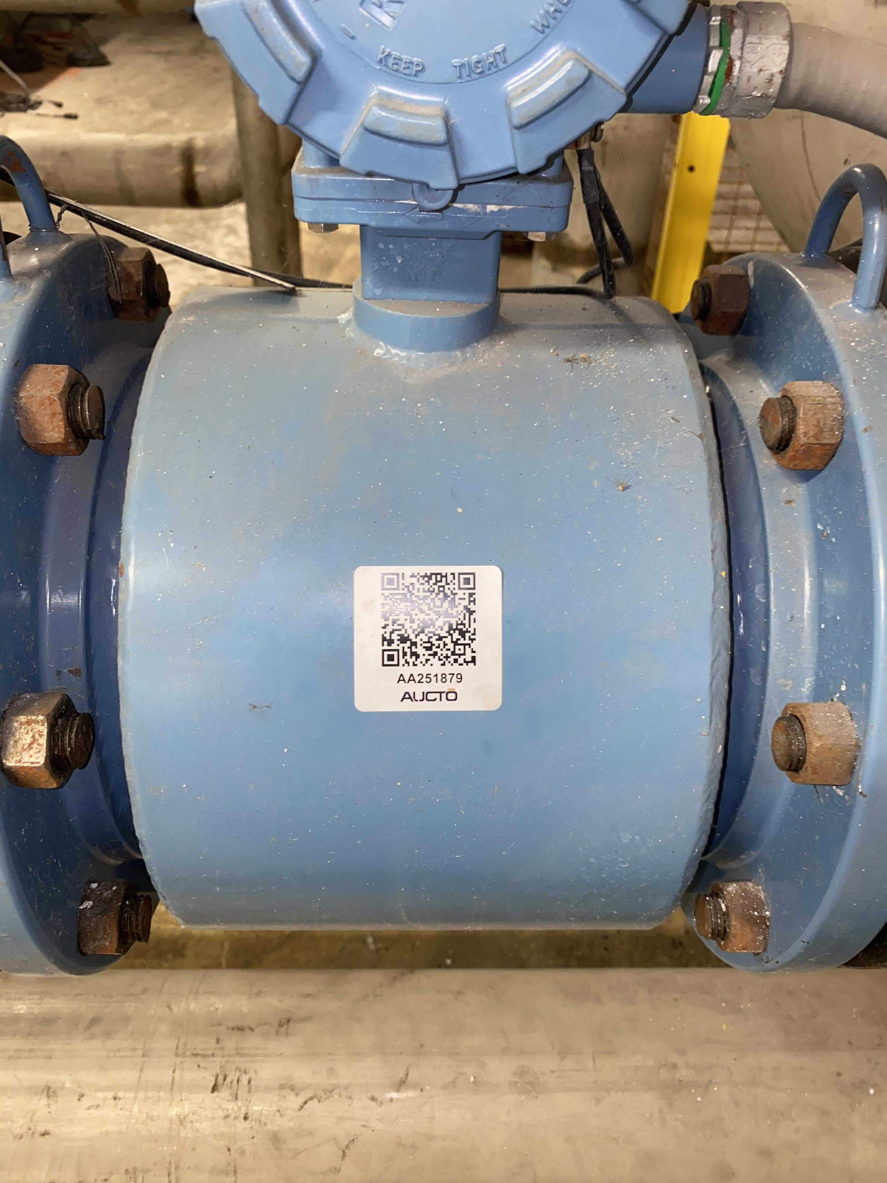 QTY 2: ROSEMOUNT FLOW TUBES WITH TRANSMITTERS - FLOW TRANSMITTER