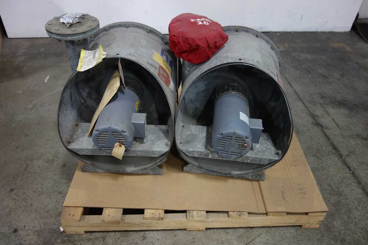 LOT OF 2 SPENCER GAS BOOSTER CENTRIFUGAL BLOWER - BLOWER FAN