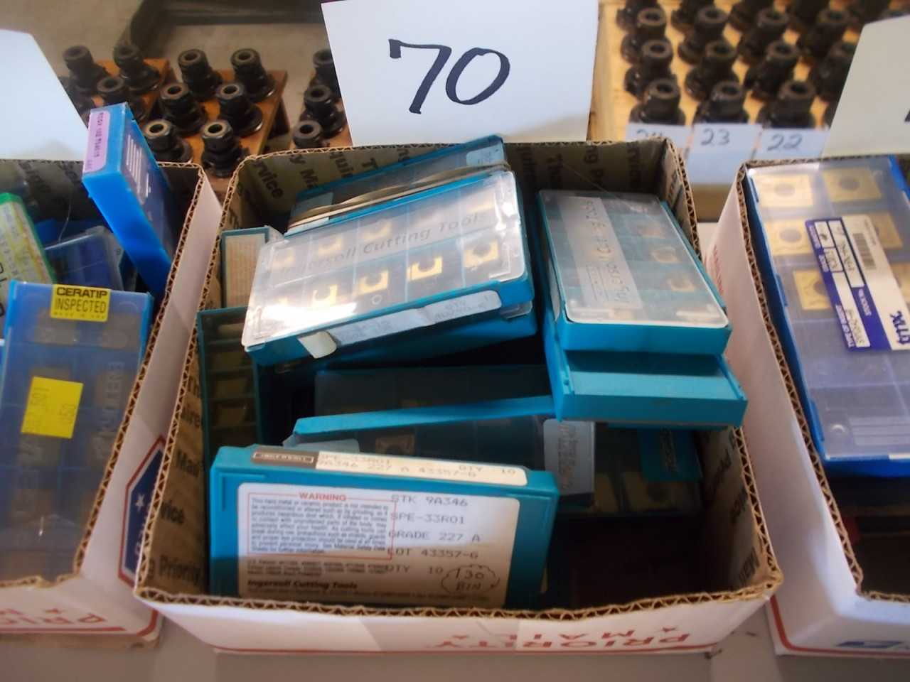 Assorted New Carbide Inserts 20+ boxes - ELECTRIC POWER TOOLS