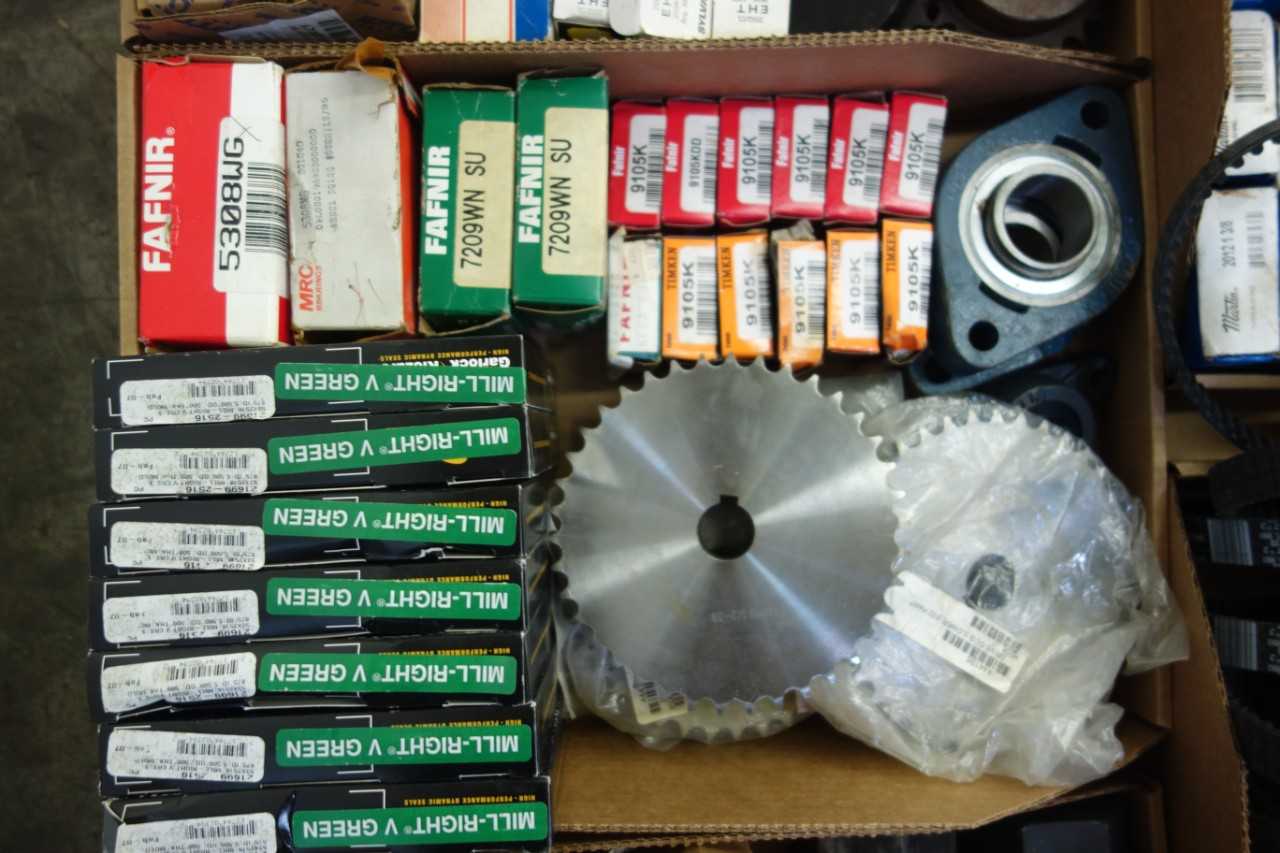 2 PALLETS OF ASSORTED POWER TRANSMISSION REPLACEMENT PARTS - POWER TRANSMISSION