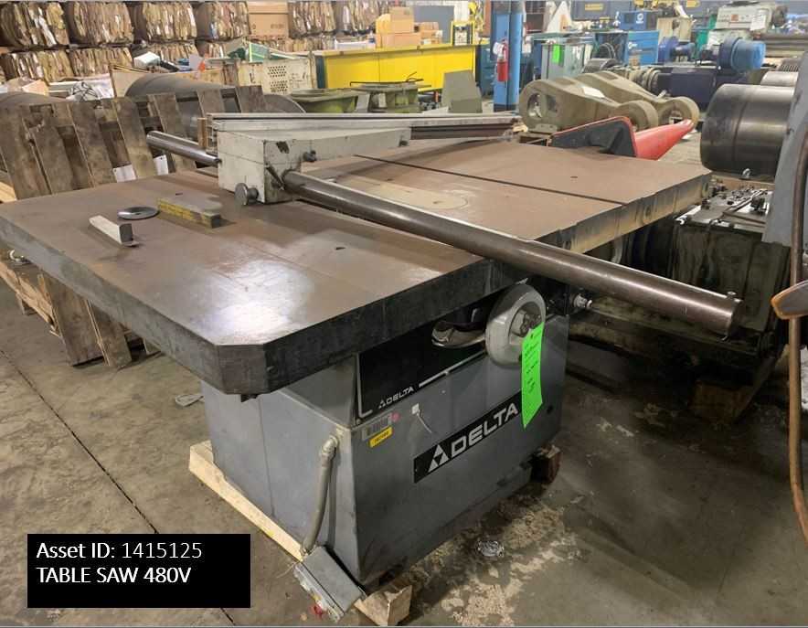 Delta Table Saw 480V - METAL SAWS