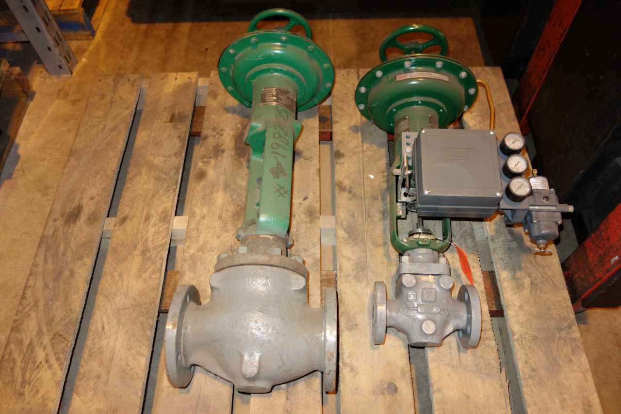 1 PALLET OF ASSORTED FISHER CONTROL VALVES - CONTROL VALVE
