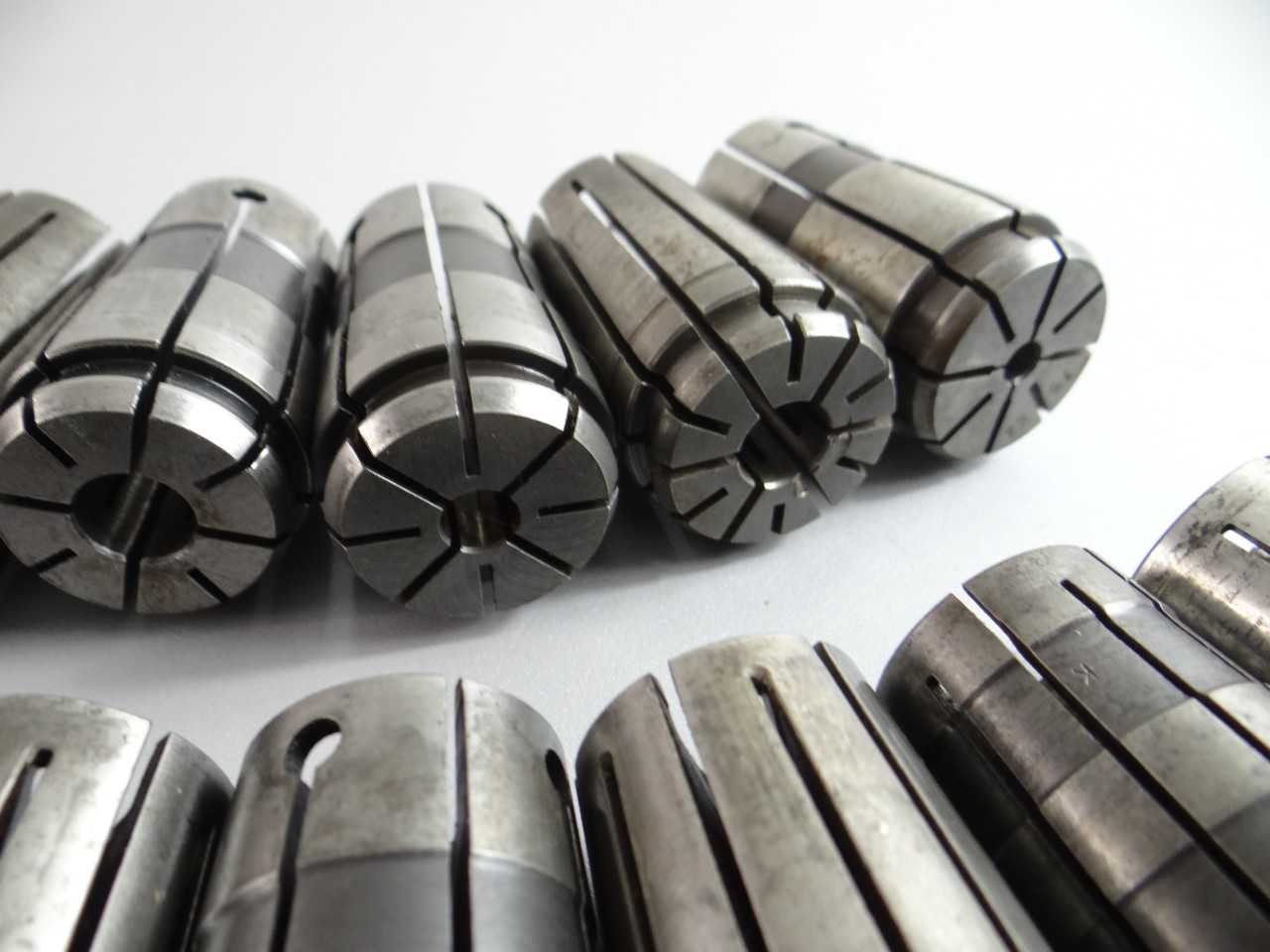 LOT OF 14 TG100 COLLETS - MACHINING ACCESSORIES & TOOLING