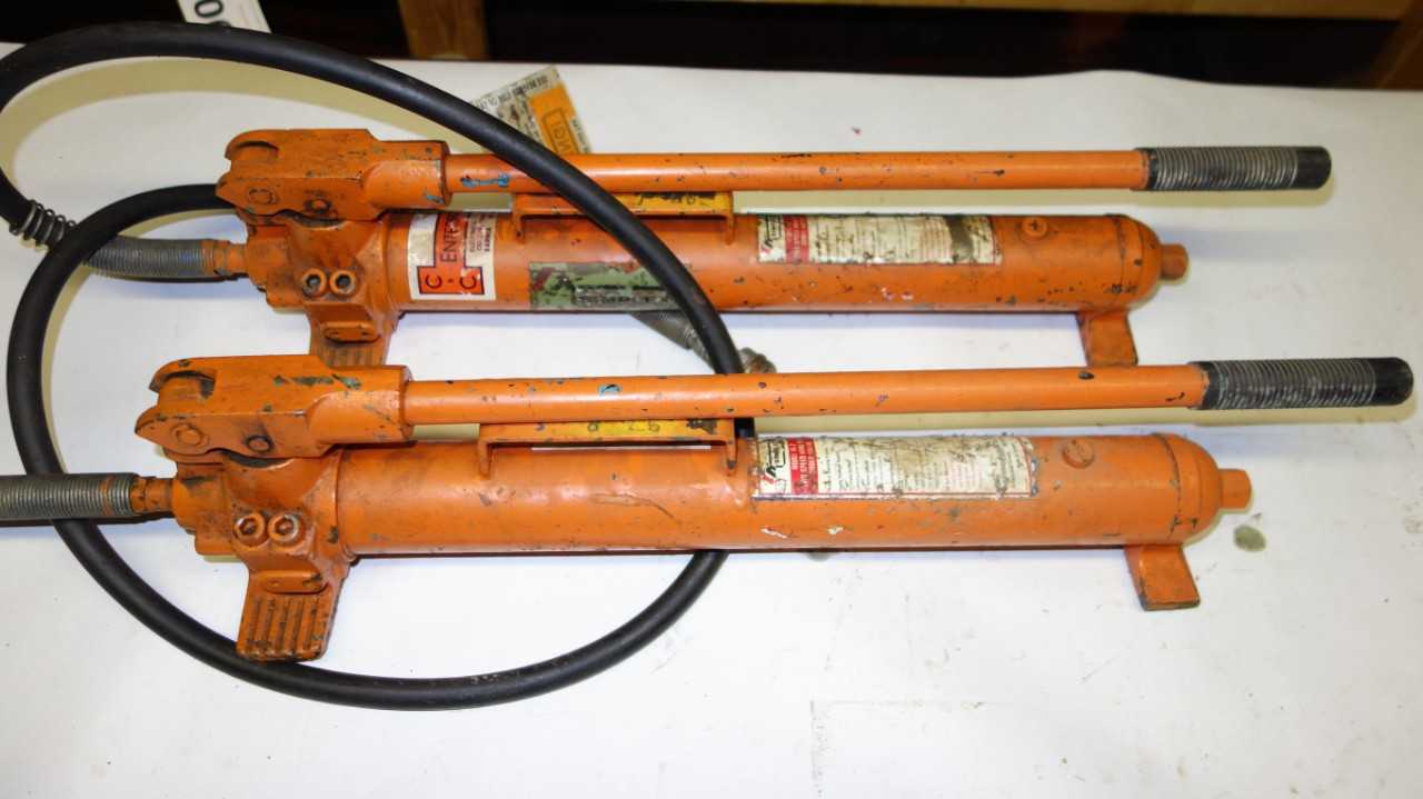 LOT OF 2 TK SIMPLEX VL-2 HYDRAULIC HAND PUMPS - ELECTRIC POWER TOOLS