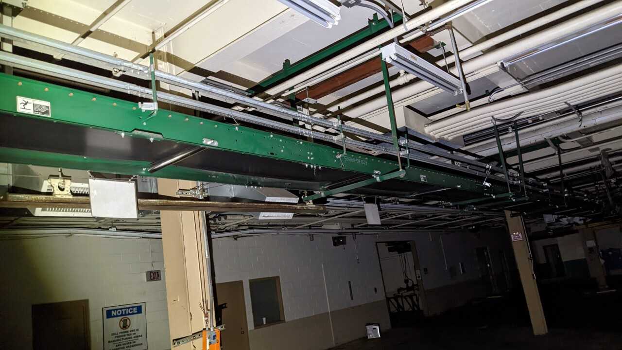 30' OF OVERHEAD CONVEYOR LINE - CONVEYORS
