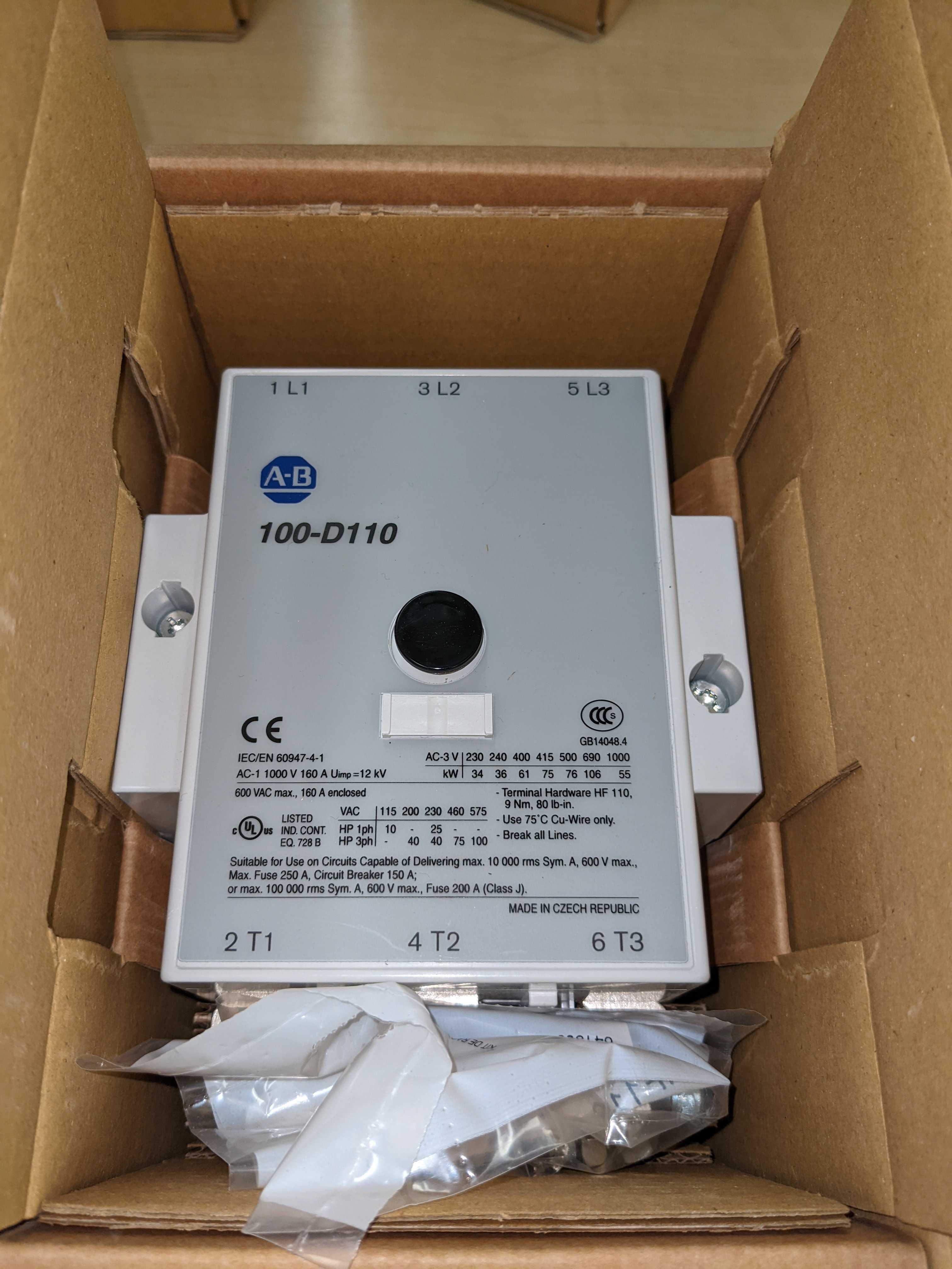 LOT OF THREE CONTACTORS - CONTACTORS