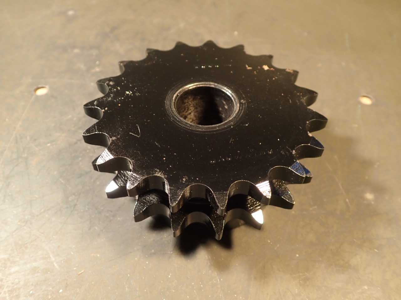 Browning D50B19 #50 2-Strand Steel Chain Sprocket 19-Tooth 1" Bore New Old Stock - SPROCKET