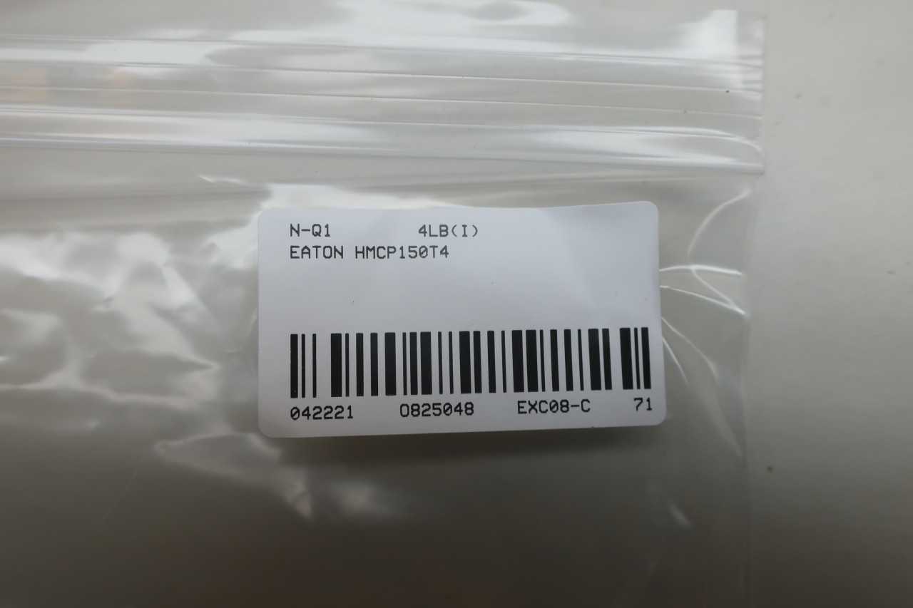 EATON HMCP150T4 3P 150A AMP 600V-AC 250V-DC MOLDED CASE CIRCUIT BREAKER - CIRCUIT BREAKERS