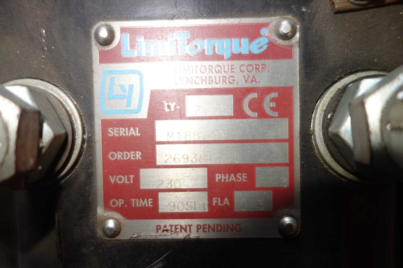 LOT OF 3 LIMITORQUE VALVES - VALVES