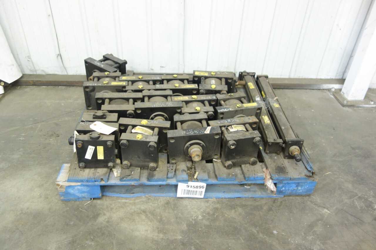 PALLET OF ASSORTED PARKER HYDRAULIC CYLINDERS - HYDRAULIC CYLINDERS