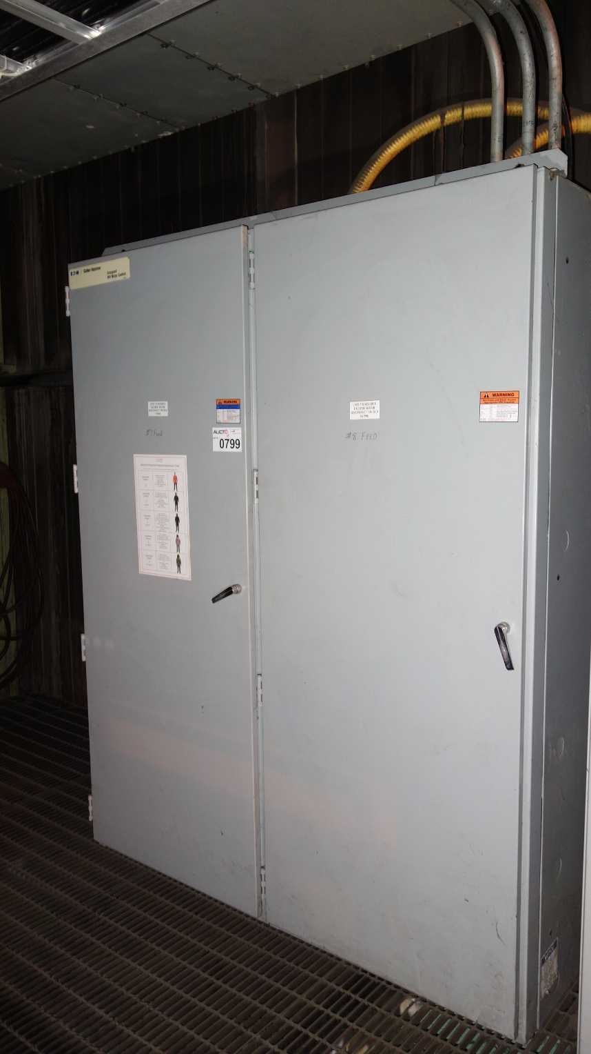 LOT OF 2 CUTLER HAMMER LBS 600A 2400V-AC NON-FUSIBLE LOAD INTERRUPTER SWITCHGEAR - SWITCHGEAR