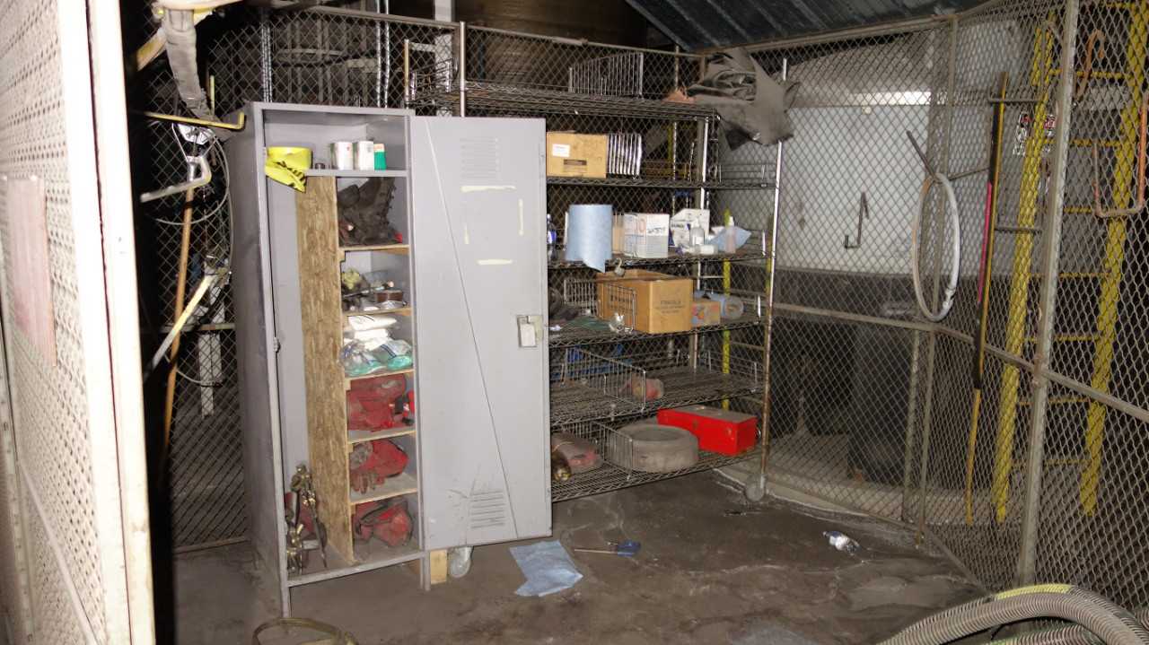 CONTENTS OF ROOM, CABINET, CLEANING SUPPLIES - TOOL STORAGE