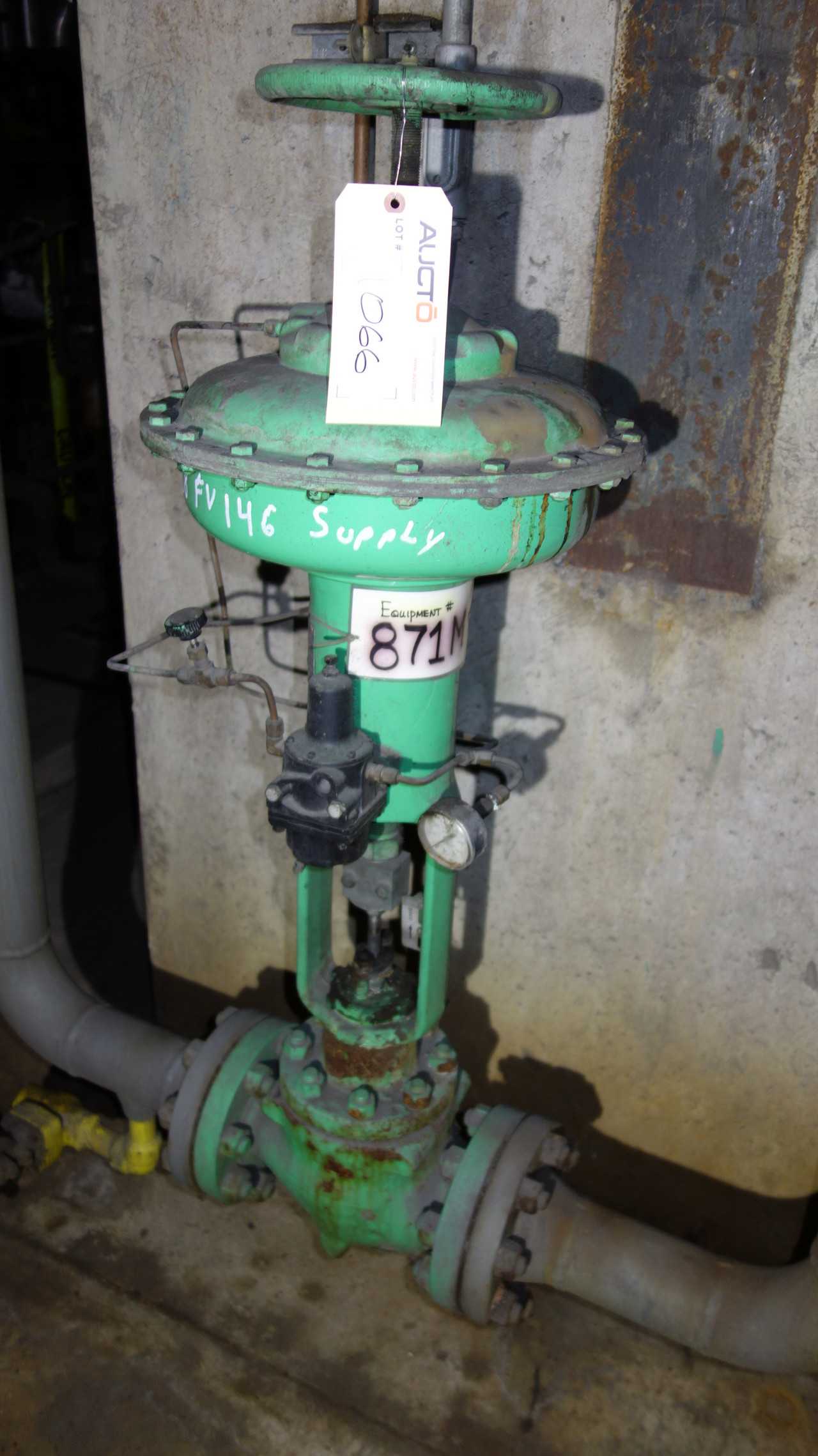 FISHER 657-ES CONTROL VALVE 3IN CL150 STEEL - CONTROL VALVE